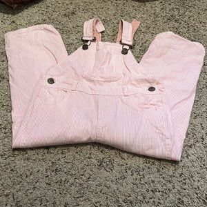 Dottie Dungarees pink overalls.